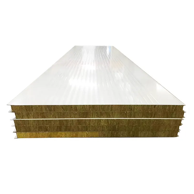 Isolation thermique 50 ~ 200mm épaisseur panneau Sandwich pour toiture et panneaux muraux