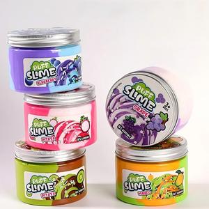 CHENXI Plastilina y Slime Elástico de Doble Color, Slime Mantequilla, Juguetes de Slime a Granel para Fiestas con Dijes de Frutas - Product Image 3