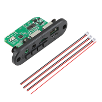 Amplificador de 6W, CC 5V, Placa Decodificadora MP3 WMA, Micrófono, Bluetooth 5.0, Audio USB, Radio TF, Receptor FM de 3W, Música para Auto, Grabación MP3 de 3W