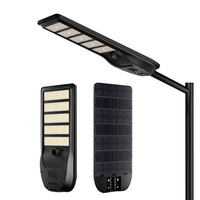 Lampu Jalan Tenaga Surya LED All in One TX 50W-100W Penerangan Luar Ruangan Tenaga Surya IP66 untuk Jalan