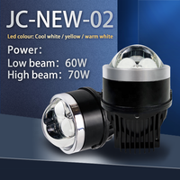 NOUVEAU projecteur laser Bi LED 60W LO 70W HI 5800k pour phare antibrouillard, compatible avec Toyota Camry Corolla Highlander Yaris Auris RAV4 Peugeot