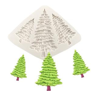 Cây giáng sinh Silicone khuôn <span class=keywords><strong>fondant</strong></span> bánh công cụ cho gia đình Baking đồ dùng - Product Image 1