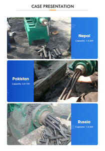 Mini-Holzkohle-Brikett ier maschine auf den Philippinen - Product Image 5