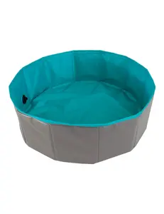 <span class=keywords><strong>Piscina</strong></span> Pieghevole per <span class=keywords><strong>Cani</strong></span> di Taglia Grande in PVC, Materiale Durevole per il Lavaggio dei <span class=keywords><strong>Cani</strong></span>, Grigio e Verde, Certificata CE EN-71 e BSCI - Product Image 1