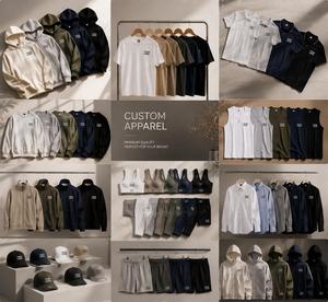 Sweat-shirt à capuche décontracté pour homme, imprimé et brodé, style rétro, en polaire épais 500G, sans cordon de serrage, avec poche, chaud, streetwear, pour l'hiver - Product Image 6