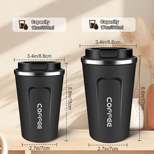 Vaso Térmico de <span class=keywords><strong>Acero</strong></span> <span class=keywords><strong>Inoxidable</strong></span> con Logotipo Personalizado, <span class=keywords><strong>Taza</strong></span> de Viaje Aislada al Vacío para Café, para Usar en Movimiento - Product Image 6