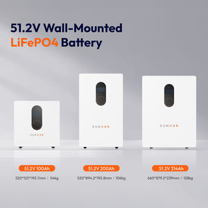 Batería de Almacenamiento de Energía LiFePO4 Sunark Moderna de 5kWh 10kWh 16kWh con Pantalla Táctil LCD de 6 Pulgadas, <span class=keywords><strong>Control</strong></span> por Aplicación CAN/WiFi y Monitoreo <span class=keywords><strong>Remoto</strong></span> - Product Image 3