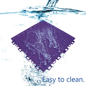 PP gạch lát sàn thoát nước khối phòng tập thể dục sân chơi lồng vào nhau sàn gạch nhựa không thấm nước sàn - Product Image 4