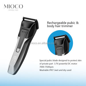 <span class=keywords><strong>Tondeuse</strong></span> <span class=keywords><strong>intime</strong></span> sans fil MIOCO <span class=keywords><strong>pour</strong></span> hommes <span class=keywords><strong>tondeuse</strong></span> publique <span class=keywords><strong>pour</strong></span> les cheveux et l'aine avec technologie d'induction de charge USB étanche IPX7 - Product Image 5