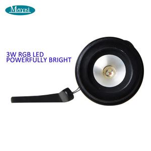 Glasfaser-Flow-Whip LED Sparkle Whip Tanz-Rave-Spielzeug Lichter Orbit Flogger - Product Image 6