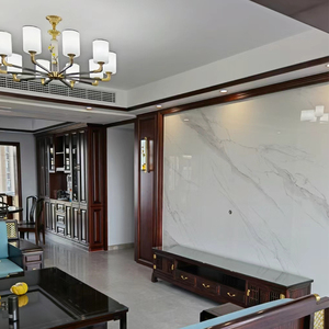 Современный и популярный золотой фон для спальни, Украшение стен и дизайн угловой линии потолка - Product Image 6