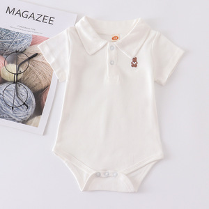 Mono de verano para bebé de alta calidad, mameluco para bebé, <span class=keywords><strong>ropa</strong></span> de bebé de algodón orgánico 100% - Product Image 2