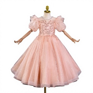 Vestido de Princesa para Niña, Traje de Fiesta de Cumpleaños, Vestido de Gala, Ropa Infantil al por Mayor, Vestido Largo de Navidad - Product Image 1