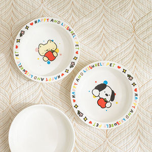 Carino <span class=keywords><strong>ciotola</strong></span> in ceramica per gatti e cani modello solido Anti-punta eco cibo e <span class=keywords><strong>ciotola</strong></span> per bevande protegge le forniture per animali domestici Vertebra cervicale - Product Image 3