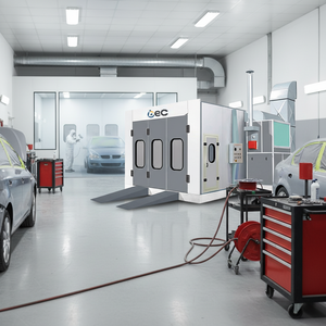 Four à cuire électrique compact OBEC, <span class=keywords><strong>cabine</strong></span> de <span class=keywords><strong>peinture</strong></span> automatique peu encombrante avec porte <span class=keywords><strong>pliable</strong></span> pour petit garage urbain ou atelier - Product Image 2