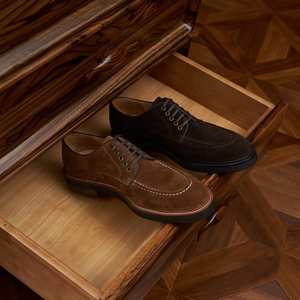 Chaussures décontractées de printemps-été pour hommes, style britannique, à bout carré, Derby à lacets, antidérapantes, respirantes, en cuir Valentina - Product Image 1