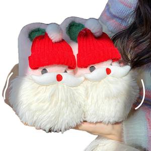 Vente en gros Hiver pour Drôle Joker Santa Citrouille Hommes Femmes Épais EVA Fourrure Supérieure Antidérapante Semelle Extérieure Hauteur Augmentant Nouveau - Product Image 1