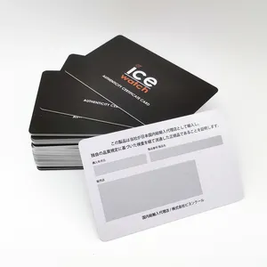 CMYK Vollfarb-Offsetdruck Kunststoff-PVC-Zertifikat Garantie karten mit Signatur streifen