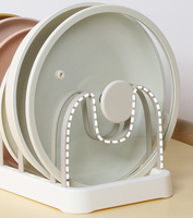 Égouttoir à vaisselle réglable pour cuisine, organisateur de couvercles d'assiettes/bols/ustensiles avec plateau de drainage, rangement de comptoir peu encombrant