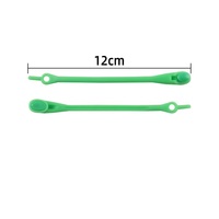 Lot de 12 lacets élastiques sans nœuds en silicone à libération rapide pour chaussures décontractées, baskets, chaussures de sport, enfants et adultes
