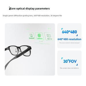 Occhiali AR Intelligenti a Colori con Guida Ottica a Onde, Navigazione, Registrazione Riunioni, Traduzione in Tempo Reale, Modello AI Avanzato - Product Image 3