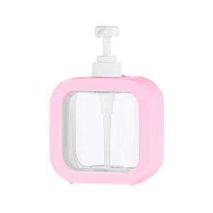 Ev sıvı sabunluk şampuan el sabunu çamaşır sıvı alt şişeleme basın tipi banyo duş jeli şişe 300/500ML