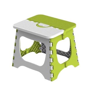 Plastic Folding <b>Stool</b> <b>Portable</b> Compact Kids Chair Square Shape Minimalist Design For Home Use Child Size - Product Image 2
