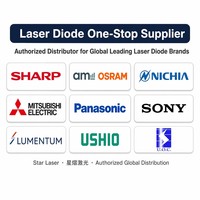 Diode laser verte scellée en plastique SHARP GH15120M8C 515nm 20mW pour module de guidage de positionnement d'outils électriques sans fil