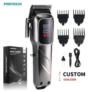 <span class=keywords><strong>Tagliacapelli</strong></span> Elettrico da <span class=keywords><strong>Uomo</strong></span> <span class=keywords><strong>Professionale</strong></span> con Display LED, Ricaricabile Tipo C, Personalizzabile in Fabbrica - Product Image 1