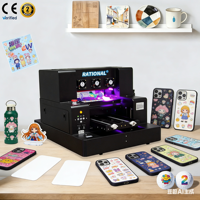 Machine d'impression à plat UV DTF A3, imprimante UV DTF avec vernis, Impresora pour coques de téléphone portable, balles de golf, bouteilles en verre