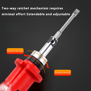 Cacciavite a cricchetto multifunzione con tester di tensione intelligente, punte staccabili a doppio uso e tester di tensione con display digitale - Product Image 3