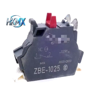 Bloque de Contactos Serie Harmony XB4 XB5 ZBE1025 ZBE1015 ZBE2025 ZBE1035 ZBE2035, 1NC 10A 600V, Terminal de Abrazadera de Resorte, Interruptor de Botón Pulsador - Product Image 1