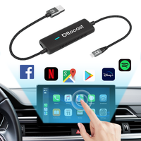 Ottocast Kabelloser Mini Smart Adapter Carplay Wireless Android Auto Kabelgebundenes Carplay zu Kabellosem Android Auto Carplay Adapter