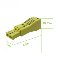 Original WAGOs Stecker 873-902 2-polige Leuchte Trenn stecker für Verkabelung 4 mm2