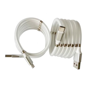 magnético <span class=keywords><strong>Cable</strong></span> de datos USB <span class=keywords><strong>Cable</strong></span> 2.4A carga rápida <span class=keywords><strong>Cable</strong></span> de carga de teléfono móvil <span class=keywords><strong>para</strong></span> <span class=keywords><strong>iPhone</strong></span>/Micro/Tipo-C <span class=keywords><strong>cable</strong></span> - Product Image 2