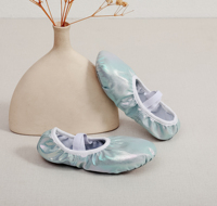 Zapatillas de Ballet para Niñas, Suela Blanda, Color Rosa Cristal, para Práctica de Ballet Clásico, Clases de Ballet