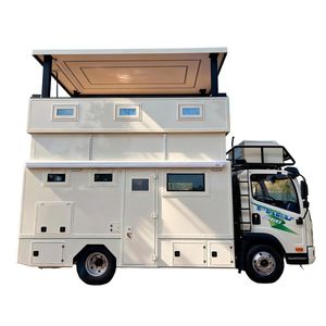 Camioneta FAW Jiefang HOWO con Techo Elevable, <span class=keywords><strong>Camper</strong></span> Van Plegable para Viajes, RV para Campamentos al Aire Libre, Todoterreno, Autodirigida, Compatible con Otros Camiones - Product Image 2