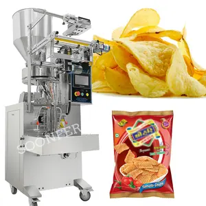 Harga Pabrik Kantong Kecil Otomatis Makanan Ringan Keripik Kentang Popcorns Mesin Pengemas Jagung