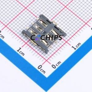 BX-SMN-1.35HJ-C SIM Card Connector SMD Connector Plug-In Type Nano SIM Card Card Holder 1.35mm - Product Image 2
