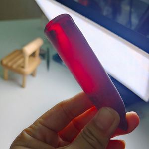 5# <strong>Red</strong> Synthetic Corundum <strong>Ruby</strong> Raw Material Uncut <strong>Ruby</strong> Corundum Cylinder Rough - Product Image 3