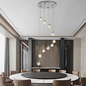 Customized Design Crystal Hotel Modern Luxury Chandelier Pendant <b>Lights</b> for Hotel Villa - Product Image 3