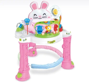 Chaise de saut de haute qualité Happy Rabbit & Owl Jumper rond pour bébé Trotteur pour bébé - Product Image 2