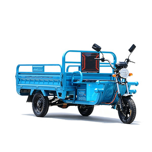 Triciclo eléctrico de carga de 400 kg, 60 V, carrocería abierta, triciclo eléctrico de 1200 W, triciclo de carga de 2000 W, triciclo con autonomía de 35-45 km. - Product Image 1