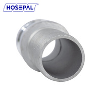 Adaptateur mâle en aluminium de type E HosePal pour raccord à came et rainure, pour application sur camion-citerne à vide