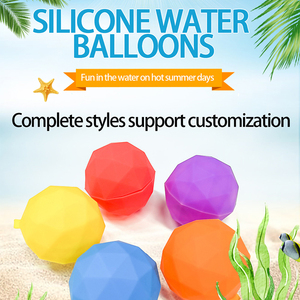 水爆風船再充填可能な再利用可能な水爆弾シリコンクイックフィルセルフシーリング子供のための水の戦い - Product Image 2