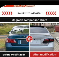 Nouveaux feux arrière à LED de haute qualité, clignotants pour Lexus ES250/350 modifiés, feux arrière 2006 2007 2008 2009 2010 2011 2012