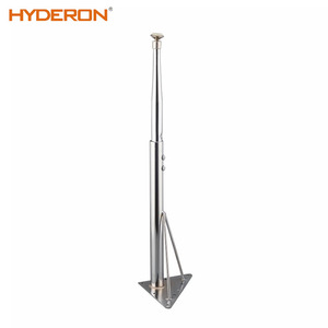 Hyderon Furniture <b>Leg</b> Stainless Steel <b>Adjustable</b> Height <b>Table</b> Support Minimalist Design Commercial Use - Product Image 2