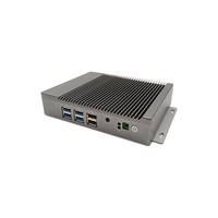 Mini PC industriel intégré EVUC, PC sans ventilateur, Intel 12e génération 4 cœurs N100 avec Win10 11 Linux Os Ordinateur personnel de bureau