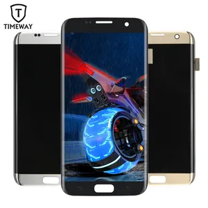 삼성 S7 가장자리 LCD 공장 도매 가격 전화 화면 Lcd 화면 교체 휴대 디스플레이 Pantallas De Celular