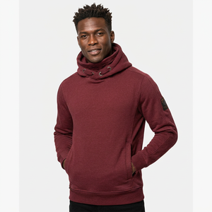 Fournisseur de premier plan : Sweat à capuche décontracté de luxe surdimensionné, couleur unie, personnalisé, en molleton bouclette 100% coton 340 g/m², pour l'hiver, style Hip Hop - Product Image 5